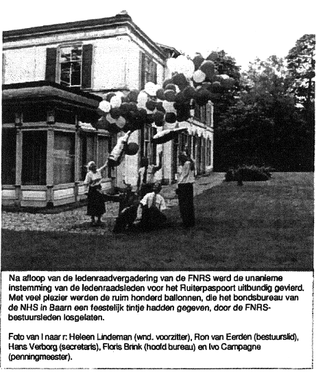 Artikel uit de FNRS koerier van juli 2000